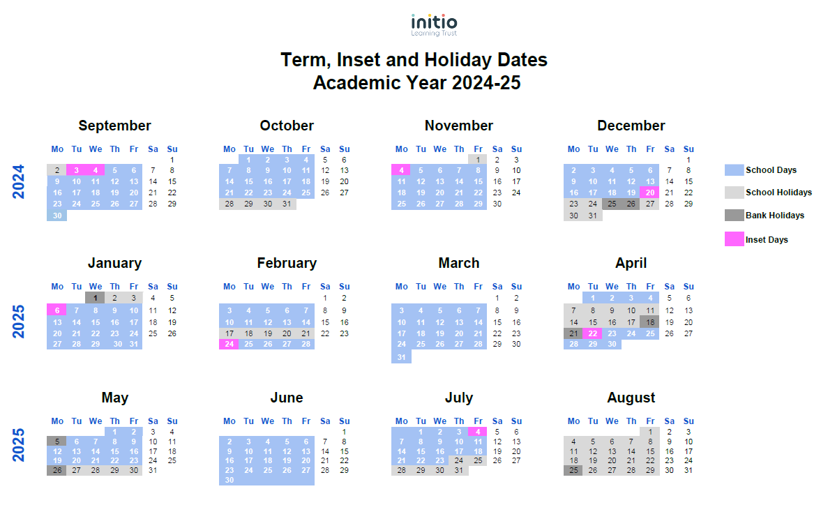 Colehill First School - Term Dates